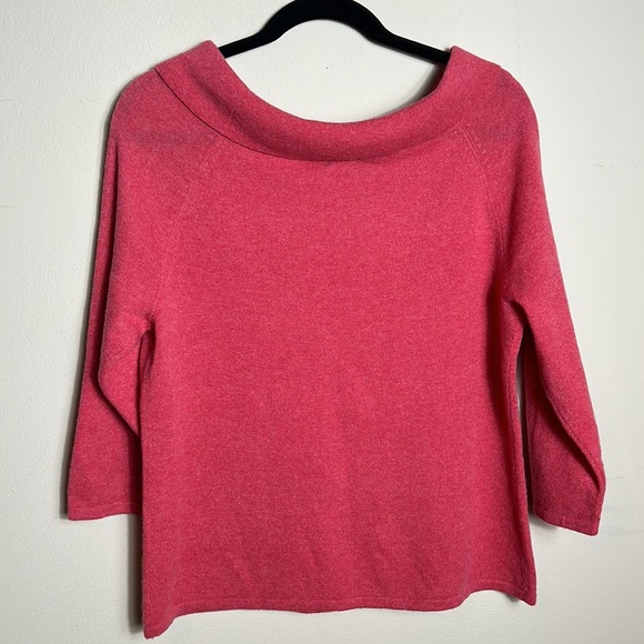 Alfani Pink Cowl Neck Sweater size large - like new - Picture 5 of 8
